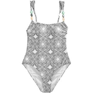 Next Badpak  zwart / wit