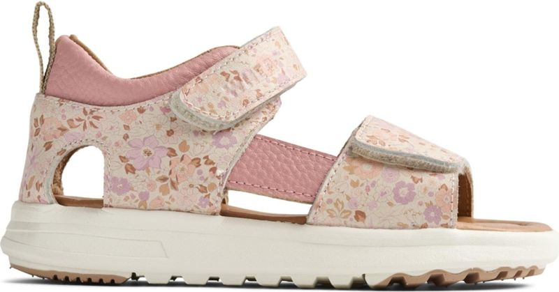 WHEAT - Sandalen - Beige - Klittenbandsluiting - Bloemenprint