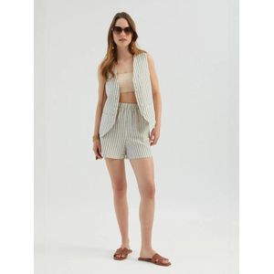 Hiccup Broek  lila gemêleerd / offwhite