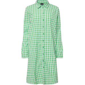 LAURASØN Blousejurk  groen / wijnrood