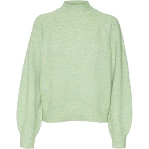 Vmleaf - Pullover - Gebreide Trui - Hoge Hals - Lange Mouwen - Regular Fit
