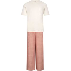 Dagi Pyjama  ecru / zalm roze
