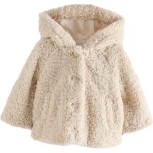 Next - Tussenjas - Crème - Met Capuchon - Licht Gevoerd