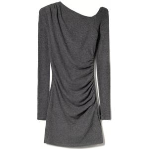 Bershka Jurk  grijs gemêleerd