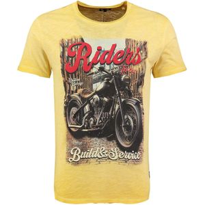 Key Largo Shirt 'Tour'  geel / gemengde kleuren