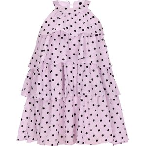 faina Jurk  lila / zwart