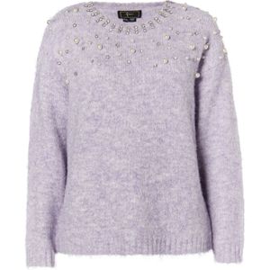 faina Trui 'Koosh'  sering / transparant / parelwit