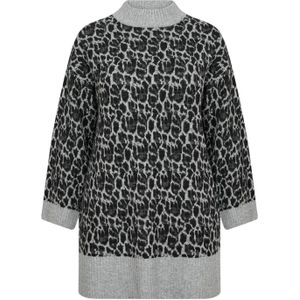 Wasabi Concept Trui 'Nimo'  lichtgrijs / donkergrijs / zwart