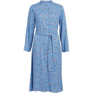 OBJECT Blousejurk 'Ditta'  lichtblauw / donkerblauw / rood / wit