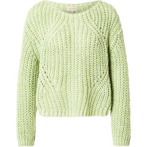 Herrlicher Trui 'Coviny'  pastelgroen