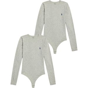 Polo Ralph Lauren Shirt body 'Club Cotton'  grijs gemêleerd