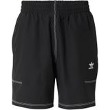 ADIDAS ORIGINALS Broek 'Essentials'  zwart / wit