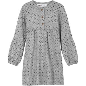 MINOTI Jurk  grijs gemêleerd / zwart