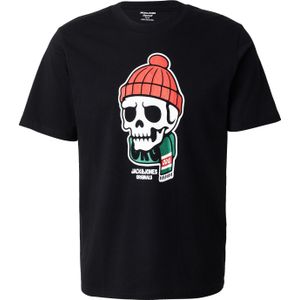 JACK & JONES Shirt 'JORHOLIDAY'  groen / rood / zwart / wit