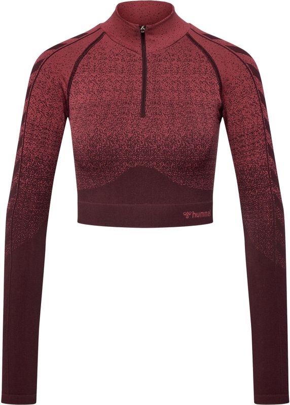 Hummel - hmlMT Fade Seamless Half Zip - Sporttop - Zwart - BEECOOL® Technologie