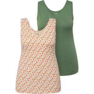 Ulla Popken Onderhemd  gemengde kleuren