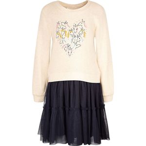 happy girls Jurk  beige