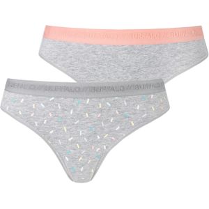 BUFFALO Slip 'LM String'  grijs / gemengde kleuren