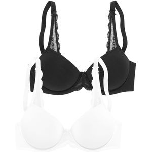 PETITE FLEUR BH  zwart / wit