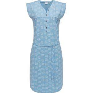 Ragwear Blousejurk 'Zofka'  lichtblauw / goudgeel / lichtgrijs