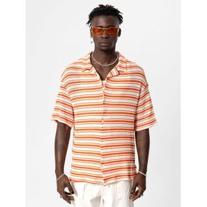 VAMOS CLO Overhemd  kreeft / wolwit