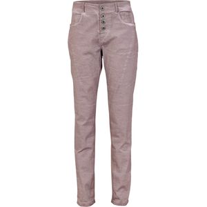 Pantalon - Rosé - 97% Katoen - Steekzakken - Knoopsluiting