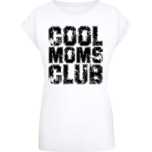 F4NT4STIC Shirt 'Mothers Day Modern Love Statement Trendy Slogan'  zwart / wit