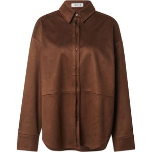 EDITED Blouse 'Chadia'  donkerbruin