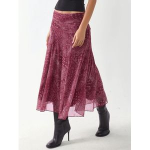 Hiccup Rok  kersrood / wit