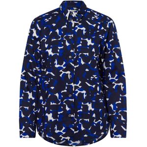 Marc O'Polo Blouse  navy / indigo / wit