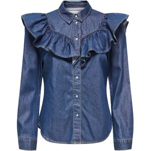 ONLY Blouse 'ONLINDIGO'  blauw denim