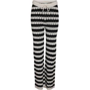 Noisy may Broek 'NMLAIKA'  ecru / zwart
