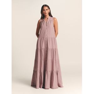 St MRLO Jurk 'AMARA MAXI DRESS'  pastelroze
