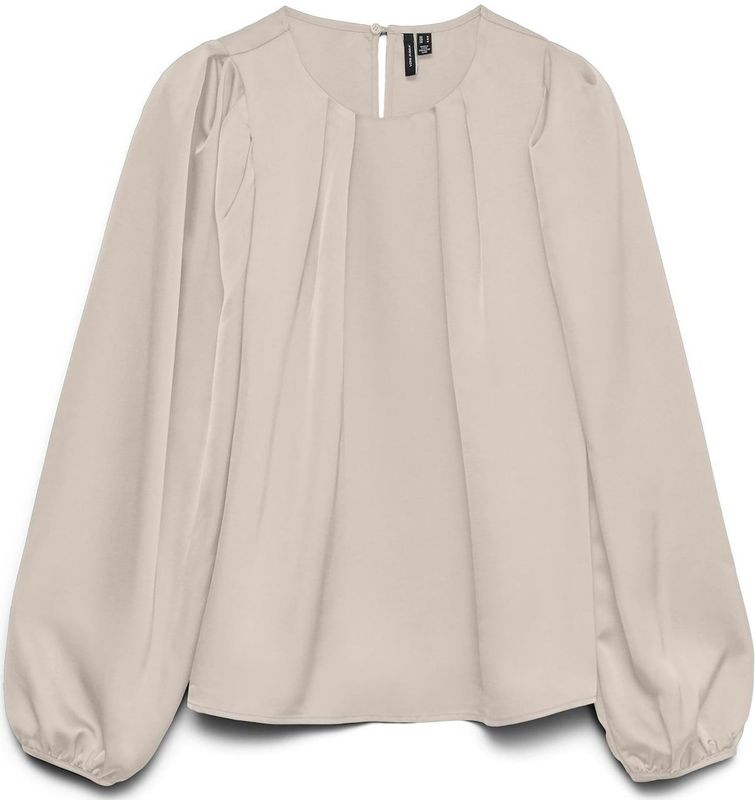 VERO MODA Blouse 'VMVICTORIE'  lichtbeige