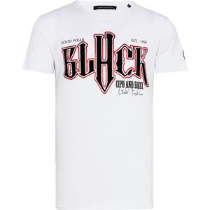 CIPO & BAXX Shirt  rood / zwart / wit