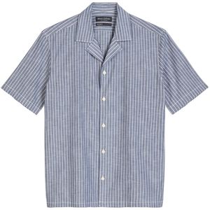 Marc O’Polo - Vrijetijdsoverhemd - Gestreept - Regular Fit - Katoen