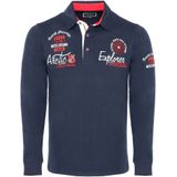 CARISMA Shirt  donkerblauw / kersrood / wit