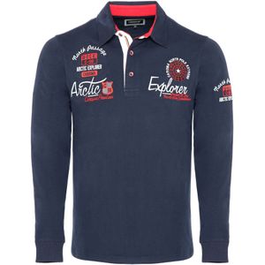 CARISMA Shirt  donkerblauw / kersrood / wit