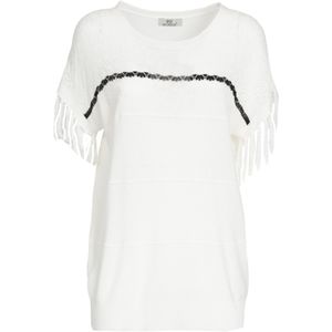 Influencer Trui  zwart / wit