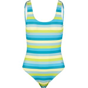 BECO the world of aquasports Badpak 'Fresh Stripes'  blauw / groen