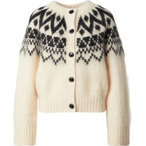 & Other Stories Gebreid vest  zwart / wolwit