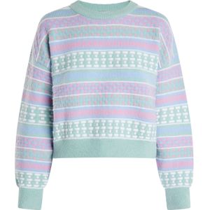 IZIA Trui  lichtblauw / lichtgroen / rosa / wit