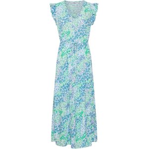 b.young Jurk 'Joella'  saffier / lichtblauw / lichtgroen / wit