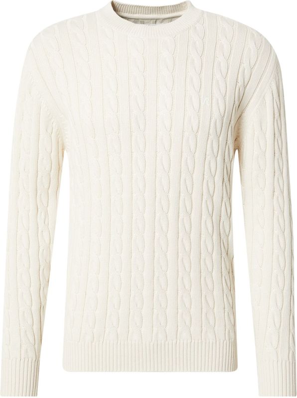 REPLAY - Gebreide Trui - Offwhite - Lange Mouw