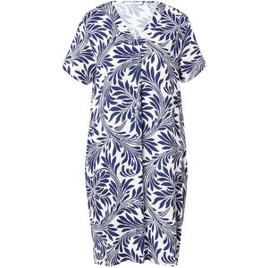 ZABAIONE Jurk 'Ro44myy'  navy / wit