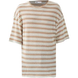 VAMOS CLO Shirt  crème / camel