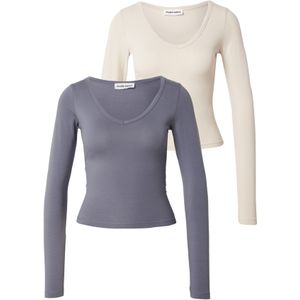 studioselect Shirt 'Bianca'  beige / donkergrijs