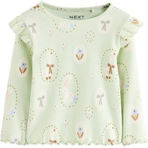 Next Shirt  pastelblauw / lichtblauw / bruin