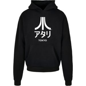 F4NT4STIC Sweatshirt 'Atari Tokyo Retro Arcade Games'  zwart / wit