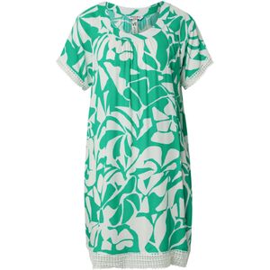 ZABAIONE Zomerjurk 'So44raya'  groen / wit